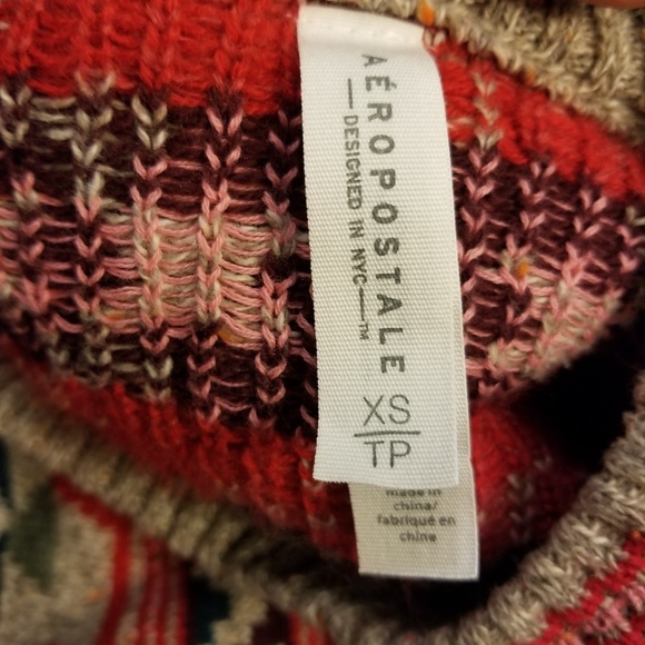Aeropostale❤ Cute Aztec Design Knit Sweater - Picture 7 of 8